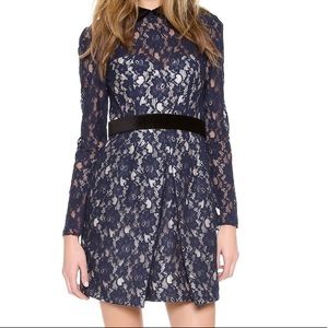 Jill Jill Stuart Long Sleeve Lace Dress